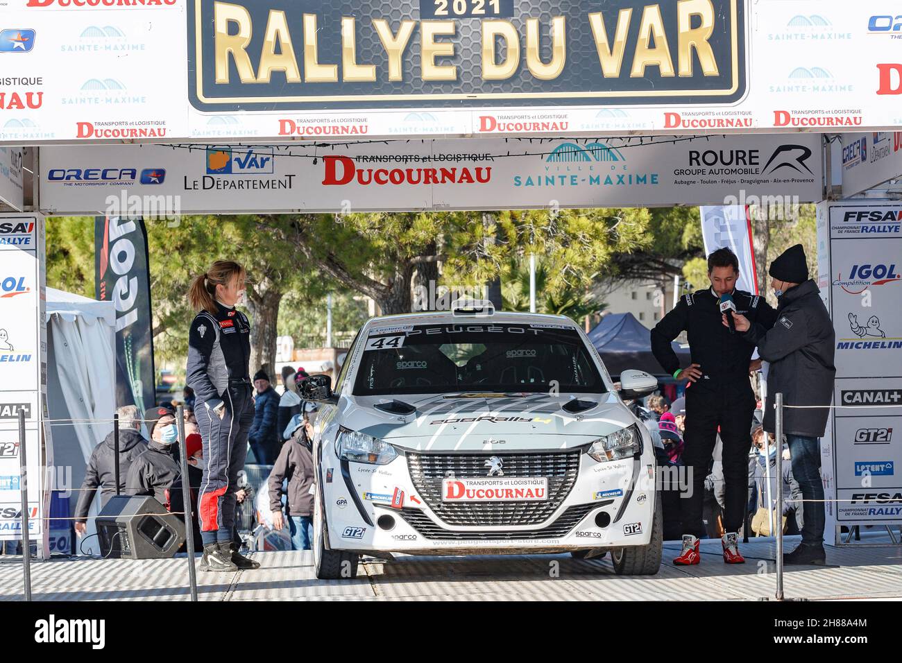 Décalcomanies 1/24 Peugeot 208 Rallye Du Var 2021 - Pilote Frontier Alexis - Réf. 2419