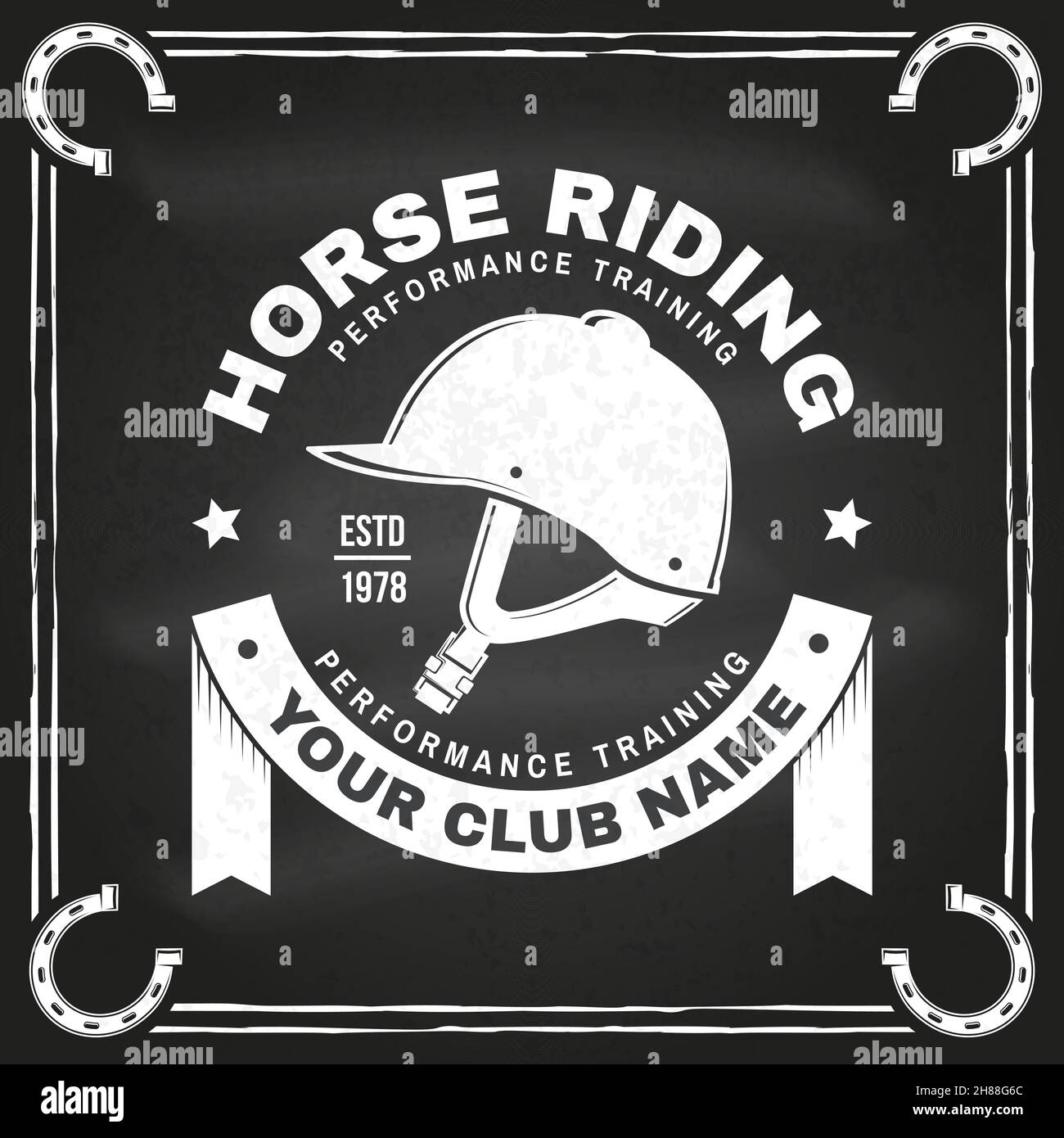 Vintage equestrian riding helmet Stock Vector Images - Alamy