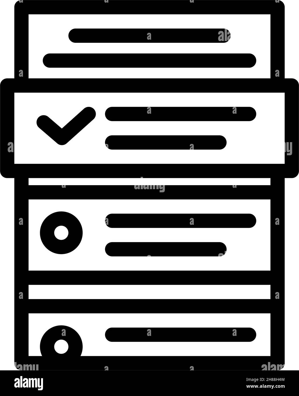 Task list item Black and White Stock Photos & Images - Alamy