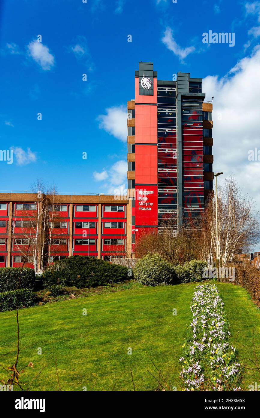 Scenes of De Montfort University in Leicester, UK Stock Photo