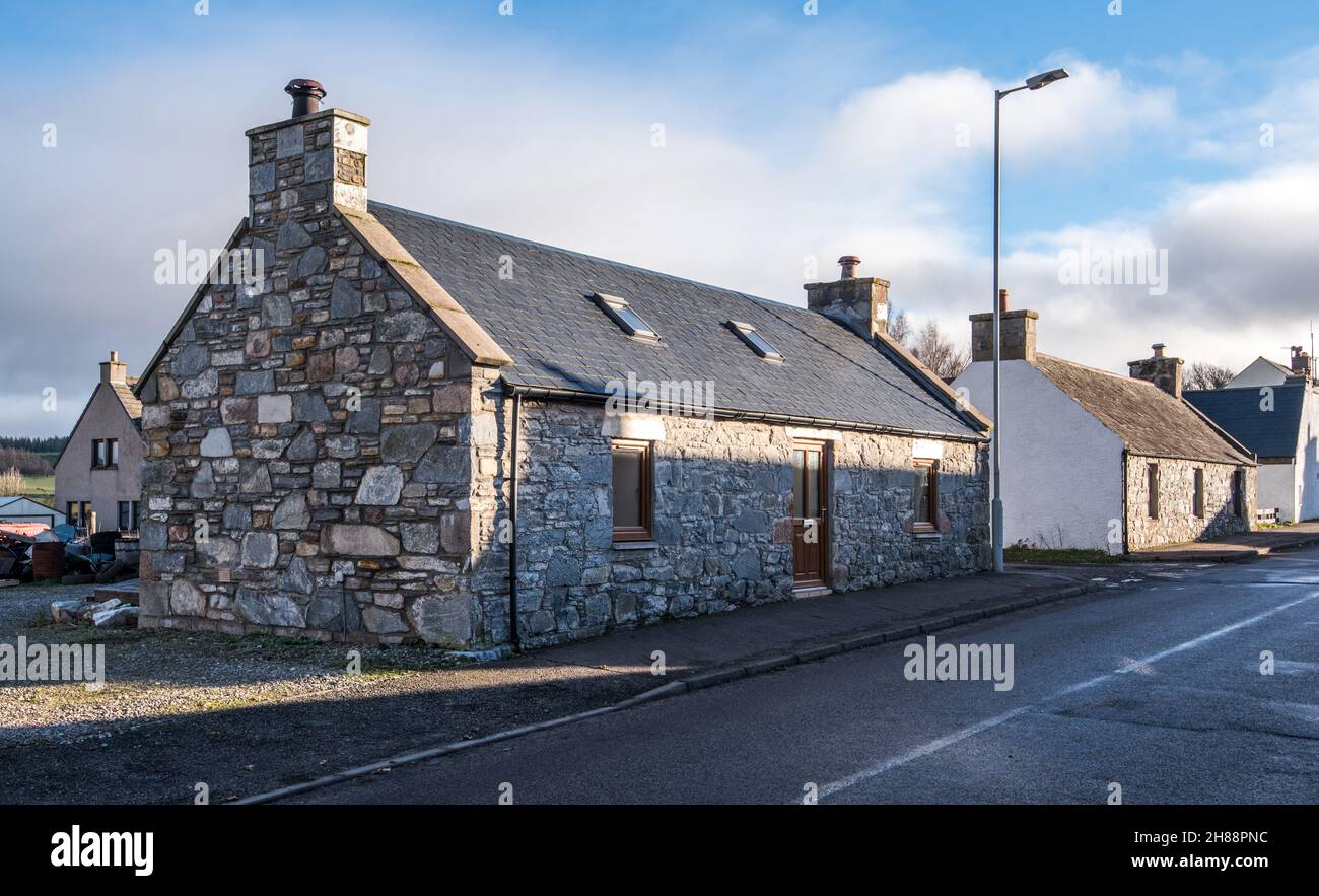 Tomintoul on the northern slopes of the Cairngorms billed as 'the