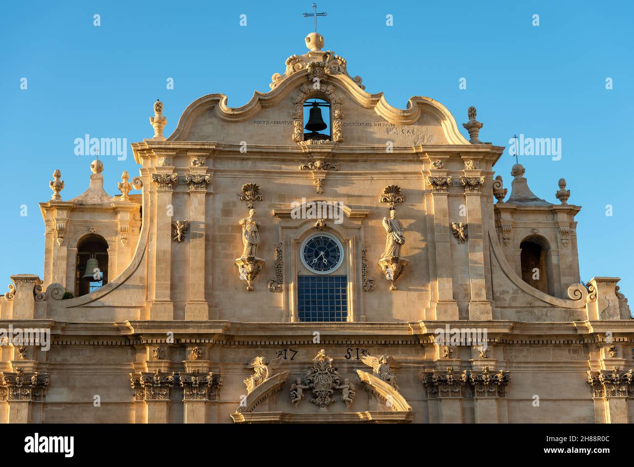 Detail Of The Baroque Facade Of The Church Of St Ignatius Of Loyola Detail Of The Baroque Facade Of The Church Of St Ignatius Of Loyola
