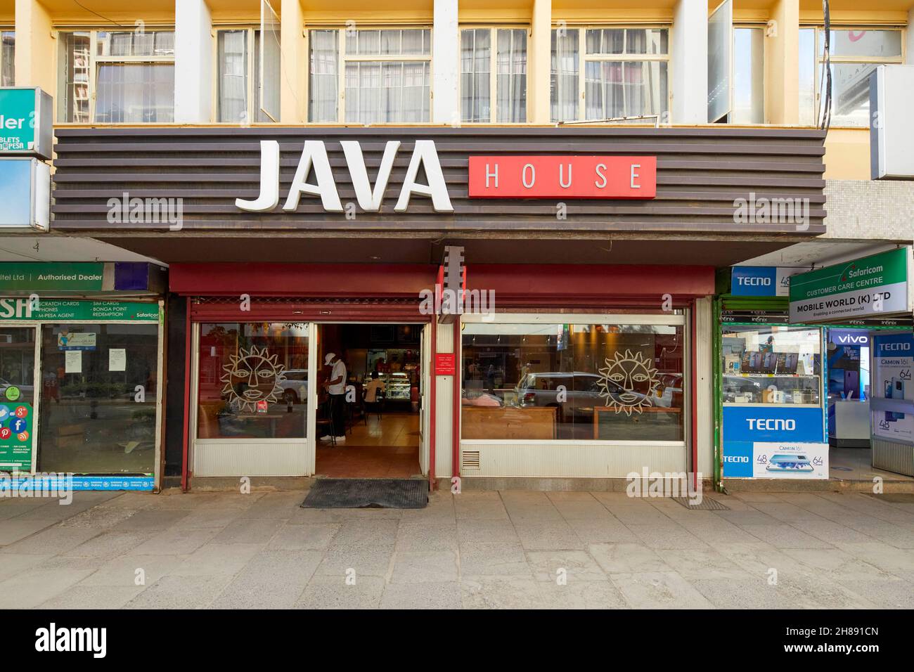 Java House cafe in Nairobi Kenya Africa Stock Photo