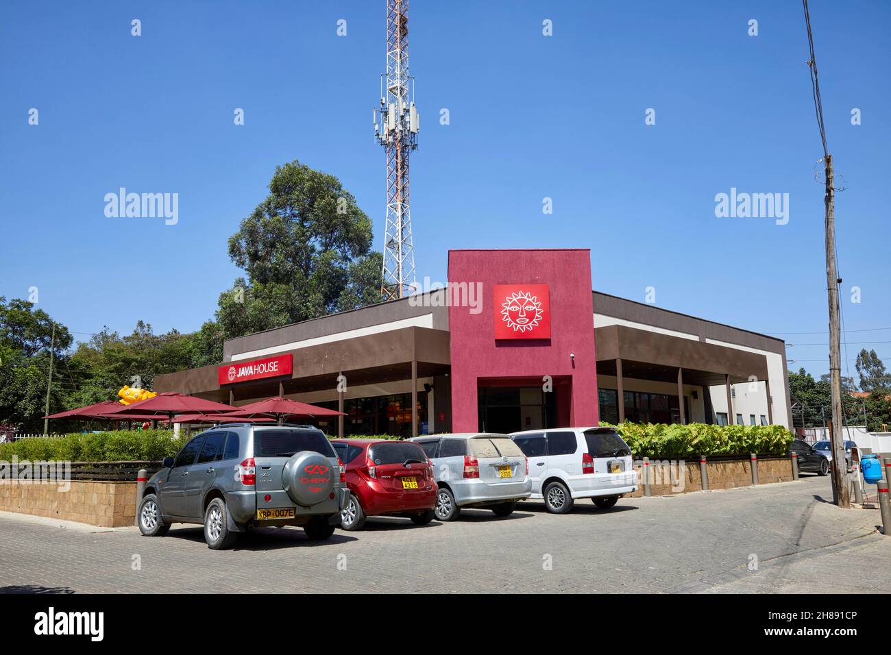 Java House cafe in Nairobi Kenya Africa Stock Photo