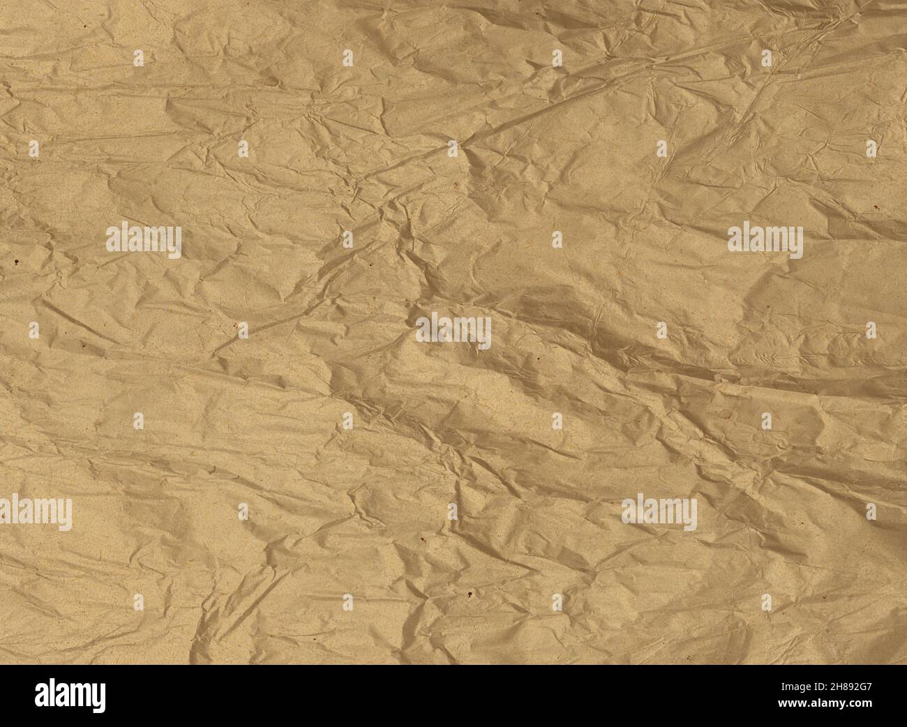 Old paper texture. Crumpled and destroyed surface with irregular ...