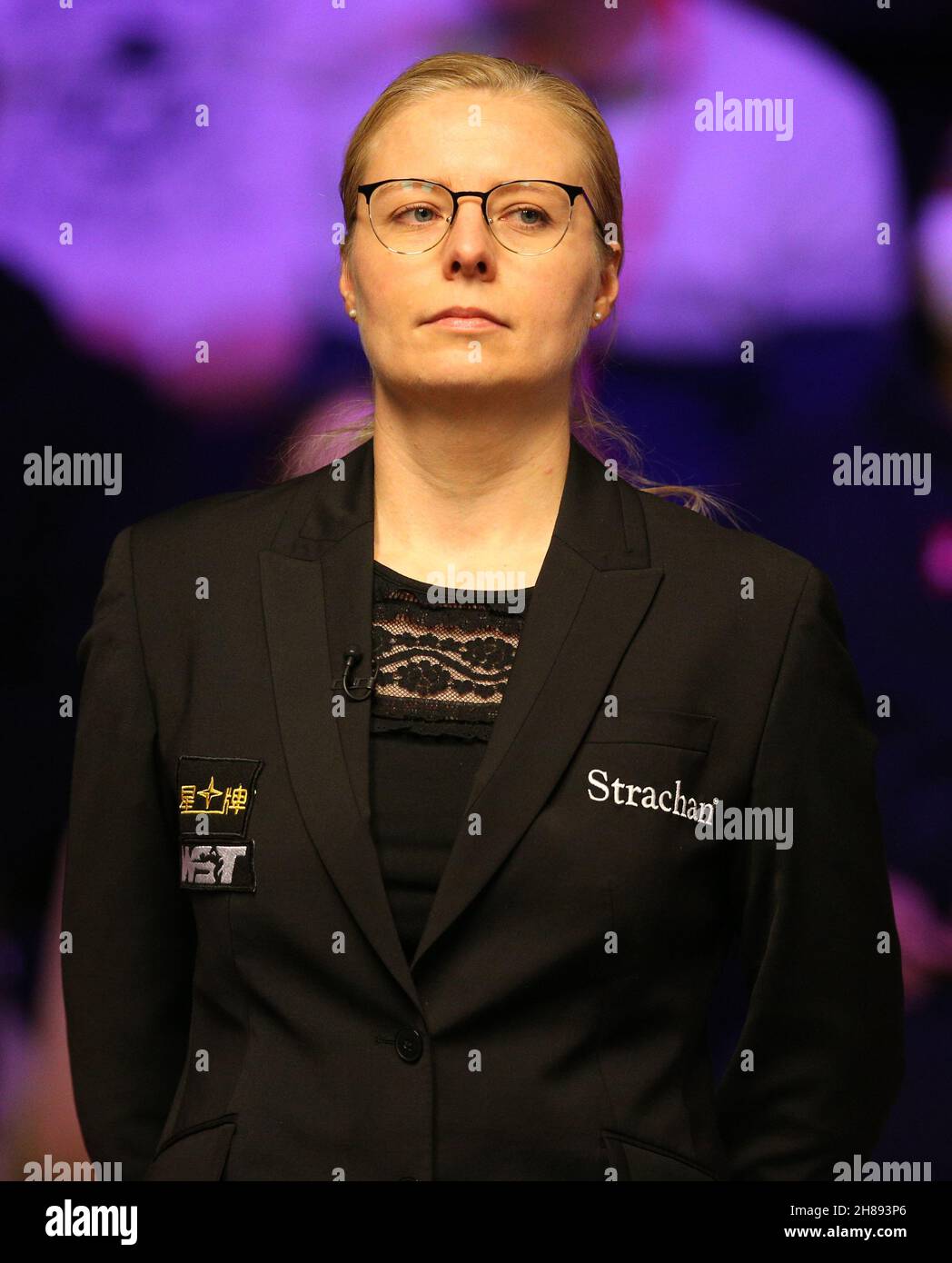 Referee Maike Kesseler during five of the Cazoo UK Championship at the