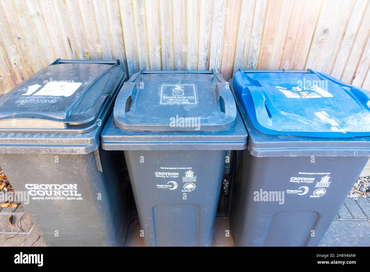 Council recycling boxes hires stock photography and images Alamy