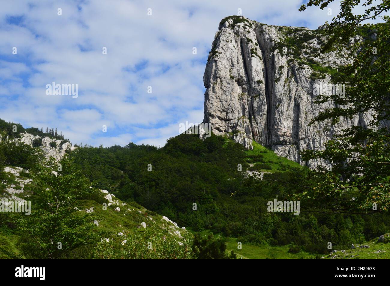 Hiking day on Treskavica mountain, Barice peak, Bosnia Stock Photo - Alamy