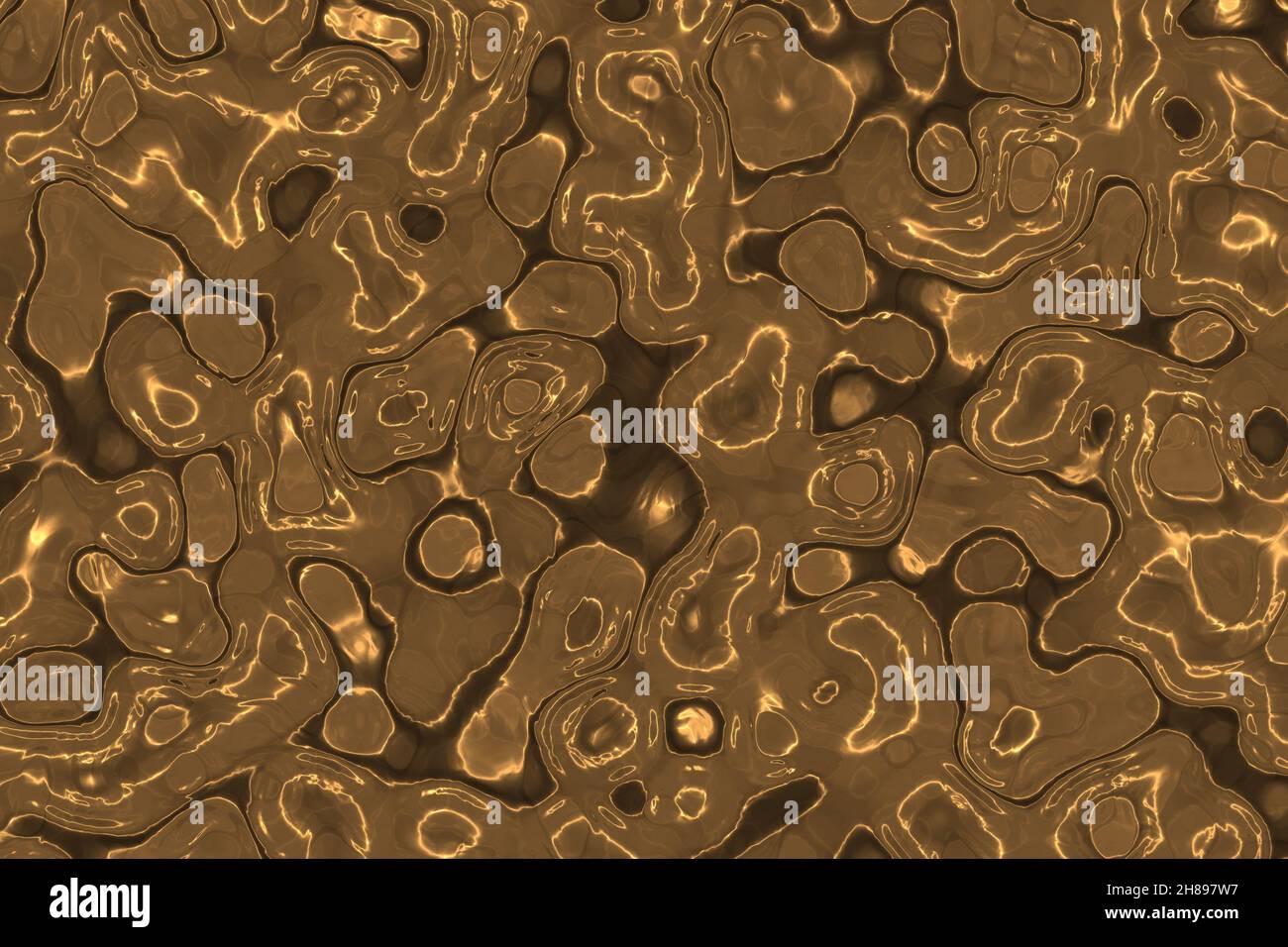 A horizontal background of dark brown watercolor seamless pattern Stock Photo
