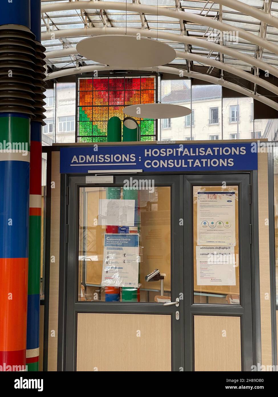 Saint-louis hospital in paris Stock Photo