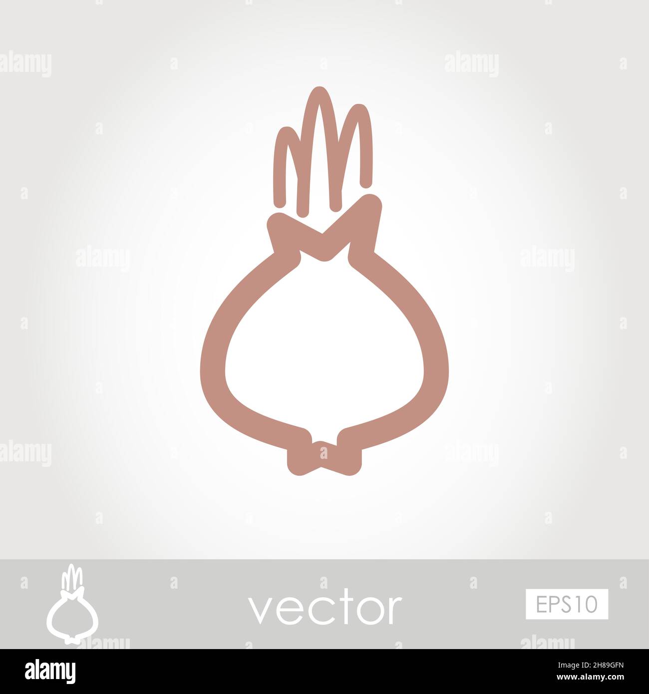 The modern vector onion icon, eps 10 Stock Vector Image & Art - Alamy
