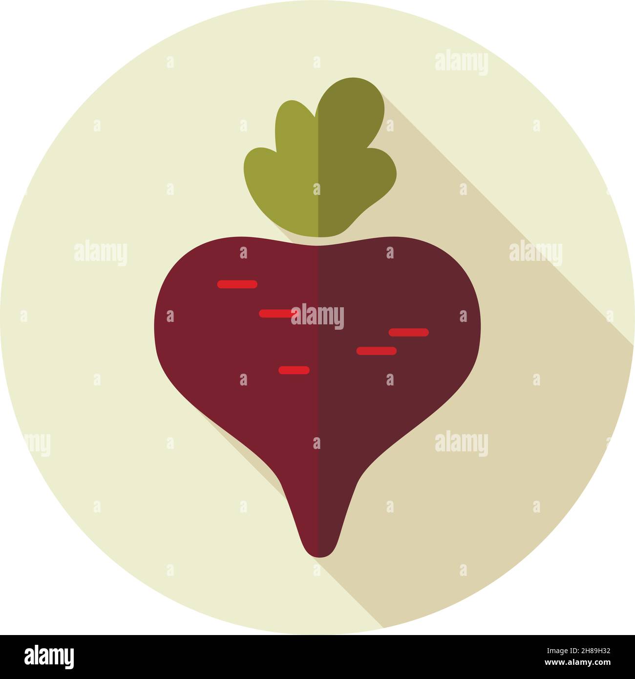 Beet flat icon with long shadow, eps 10 Stock Vector Image & Art - Alamy