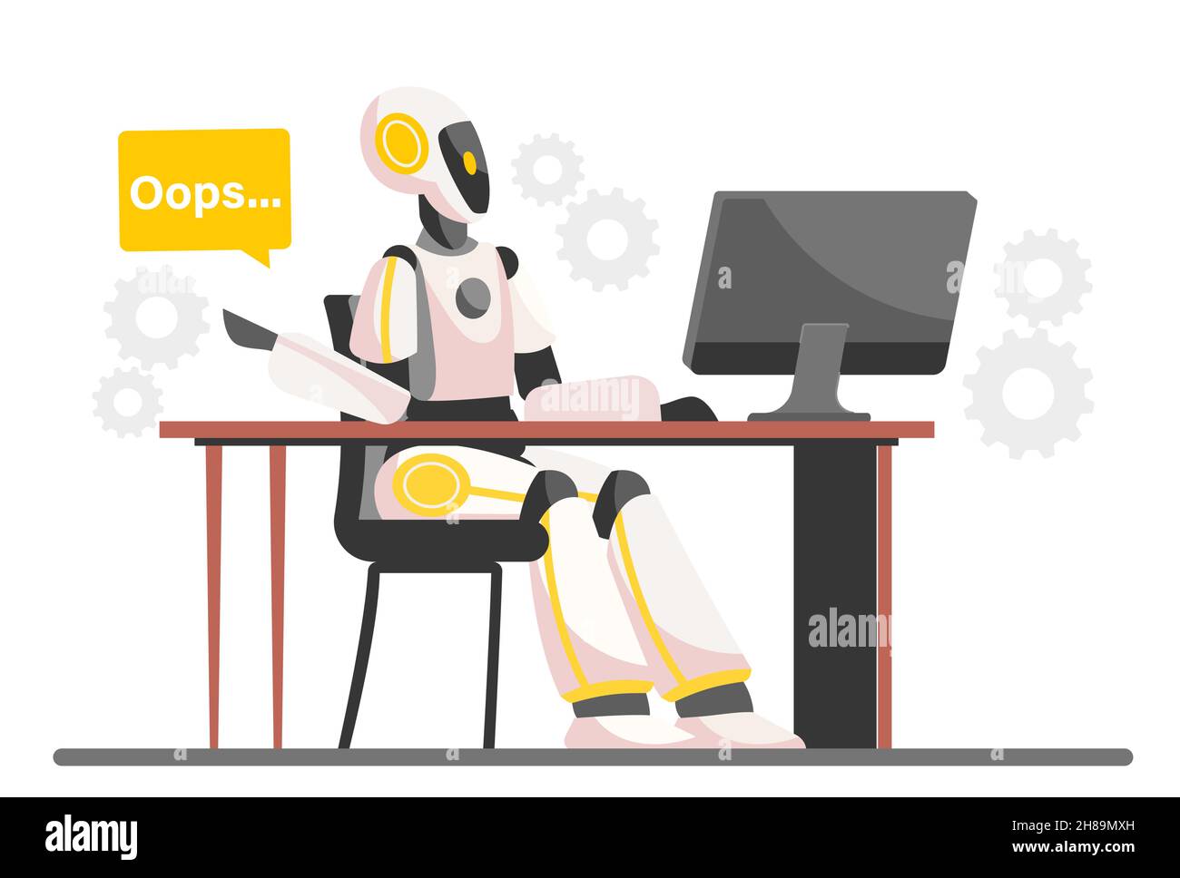 Concept of ai Stock Vector