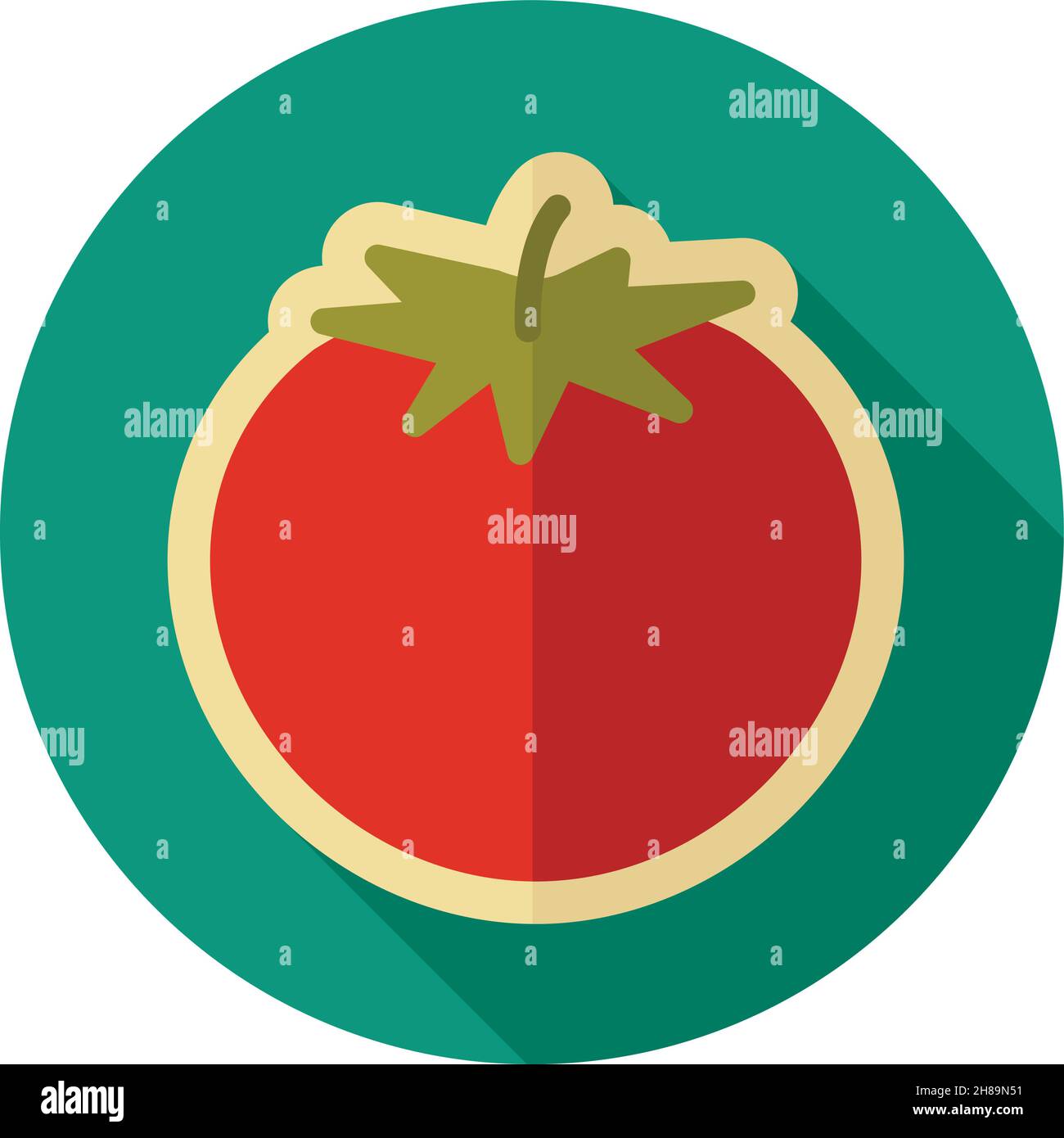 Tomato flat icon. Vegetable vector illustration eps 10 Stock Vector ...