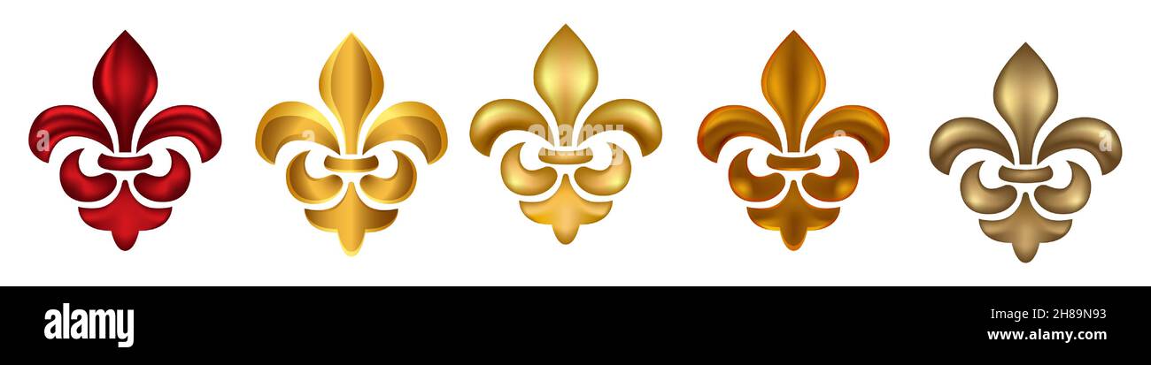 Fleur de lis vector illustration vector illustration Stock Vector
