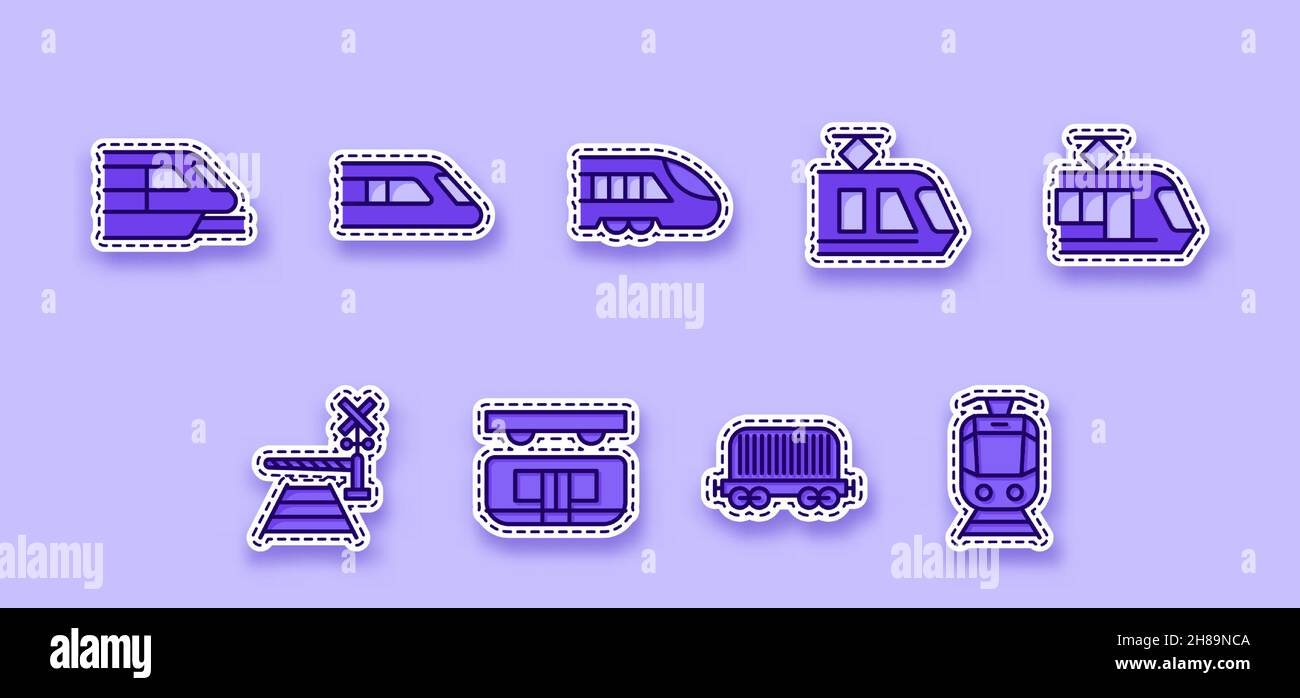 electric train line art sticker sticker vector illustration isolated ...