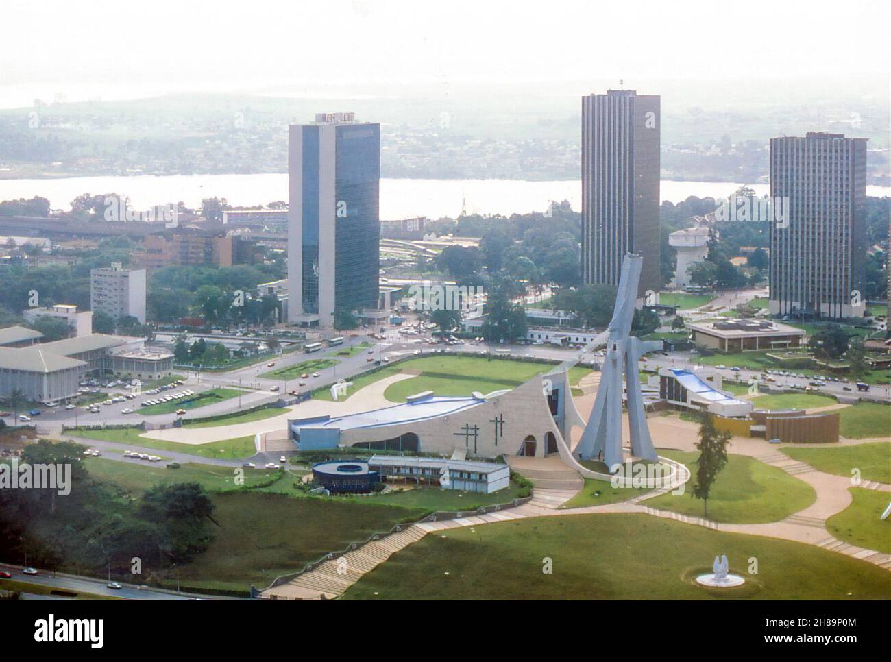 Abidjan, Côte d'Ivoire Cathédrale SaintPaul, October 1986 Stock