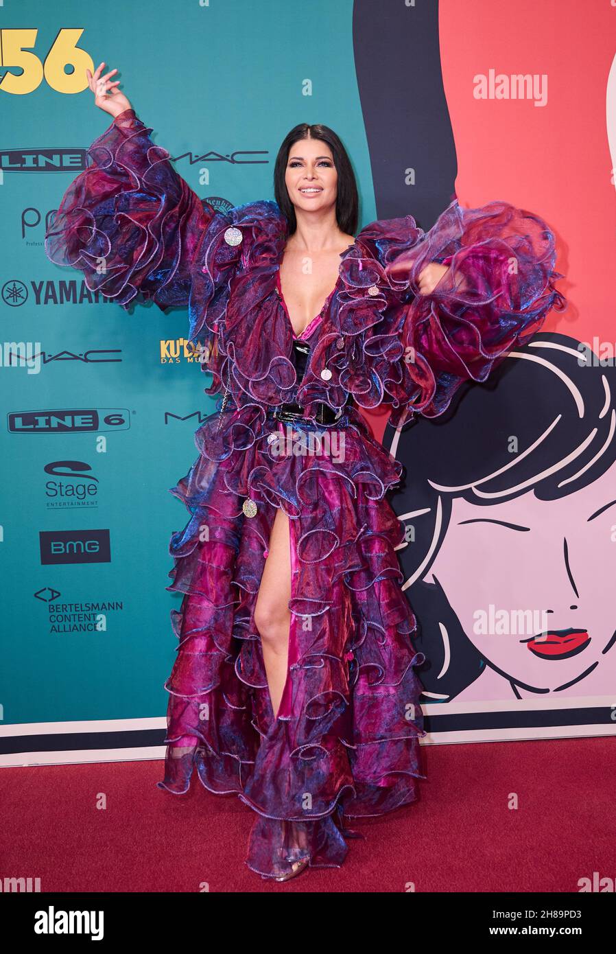 Berlin, Germany. 28th Nov, 2021. Micaela Schäfer arrives at the