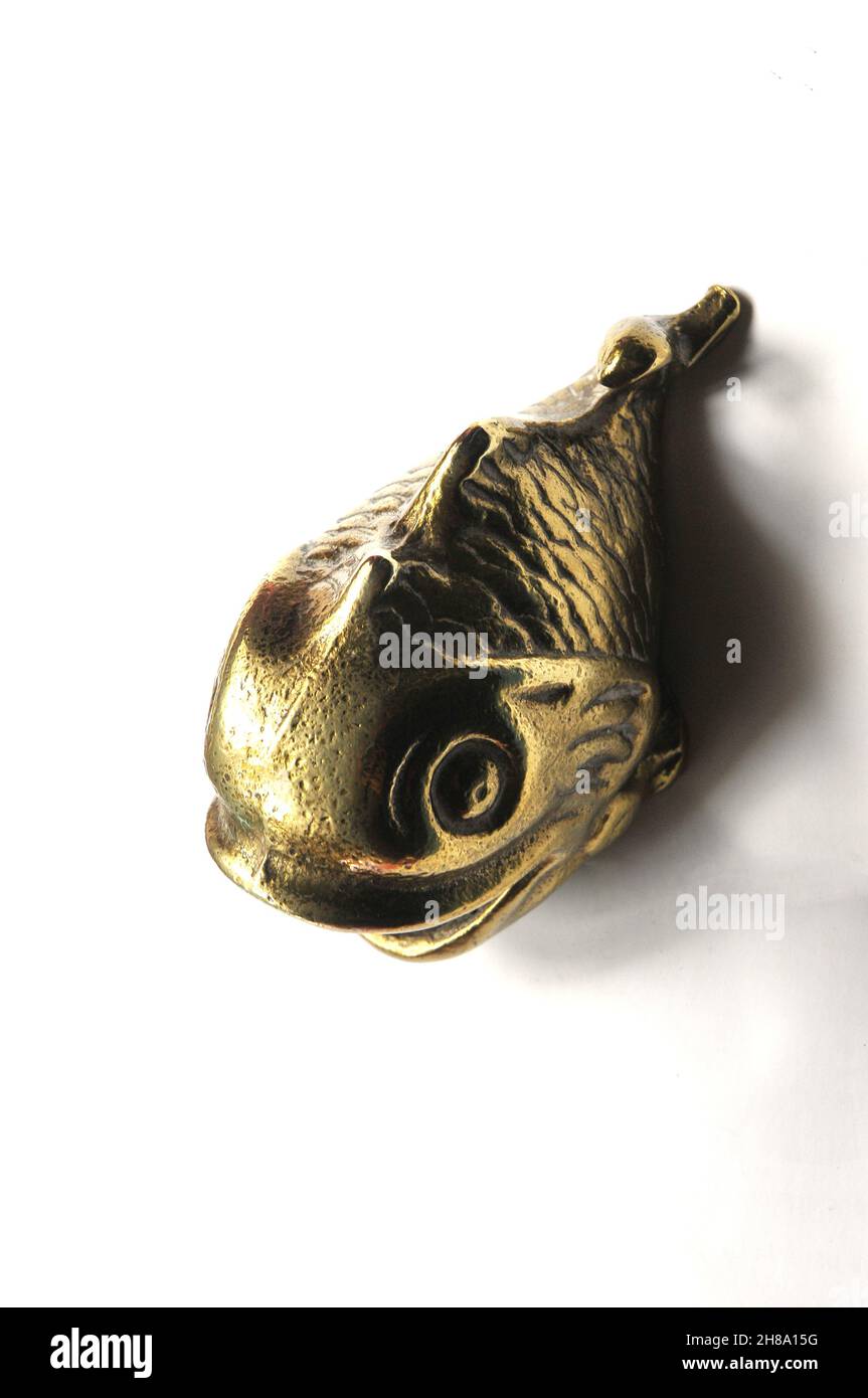 objeto de bronce, vintage brass object Stock Photo
