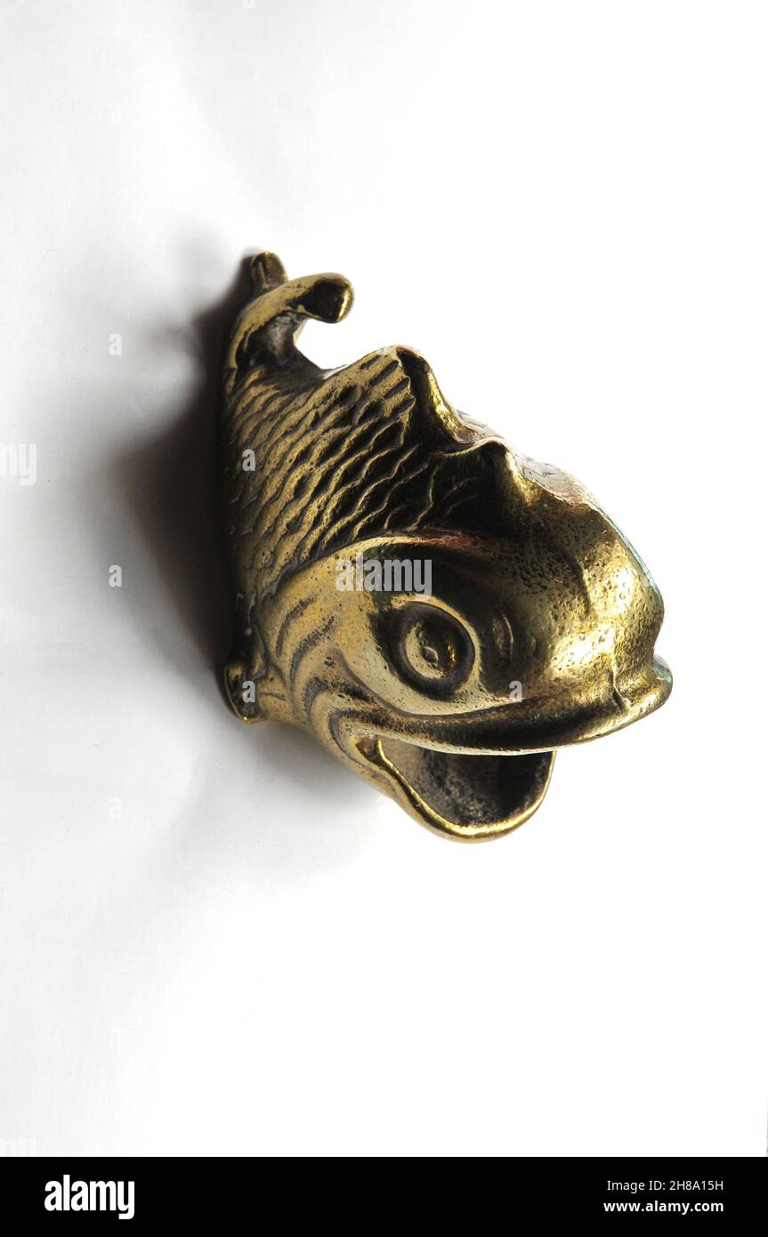 objeto de bronce, vintage brass object Stock Photo