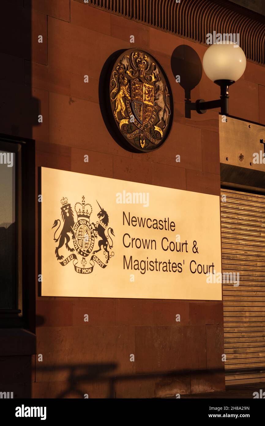 Newcastle Crown Court & Magistrates Court - Newcastle Crown Courts and Newcastle Magistrates Courts, Quayside, Newcastle upon Tyne. Stock Photo