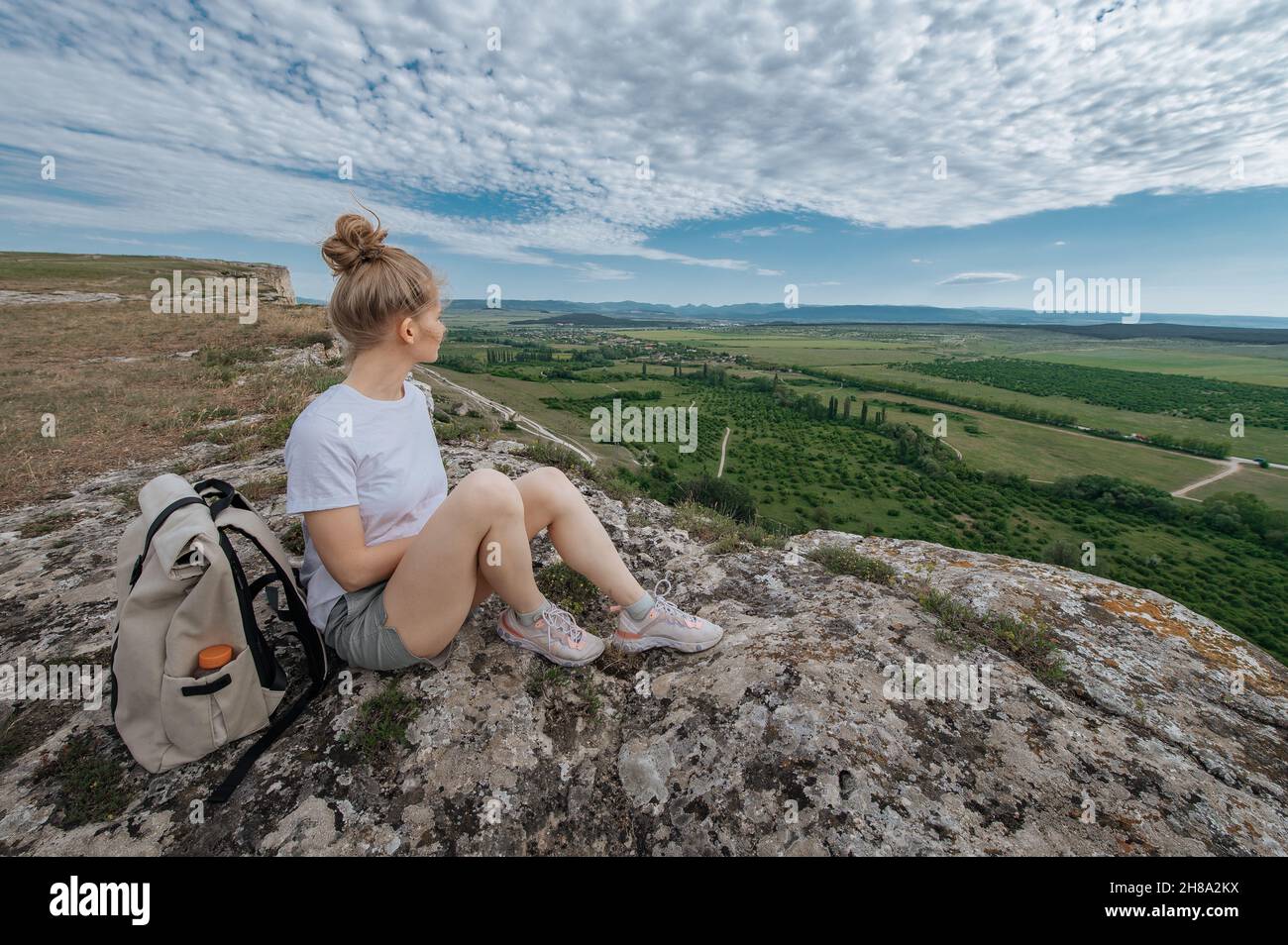 Hiking tourist hi-res stock photography and images - Alamy