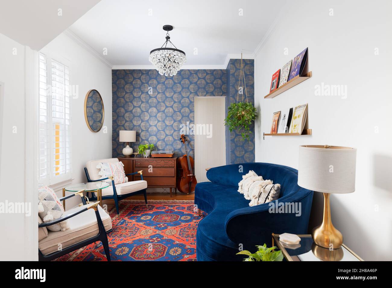 Wallpaper house interior and hall hires stock photography and images