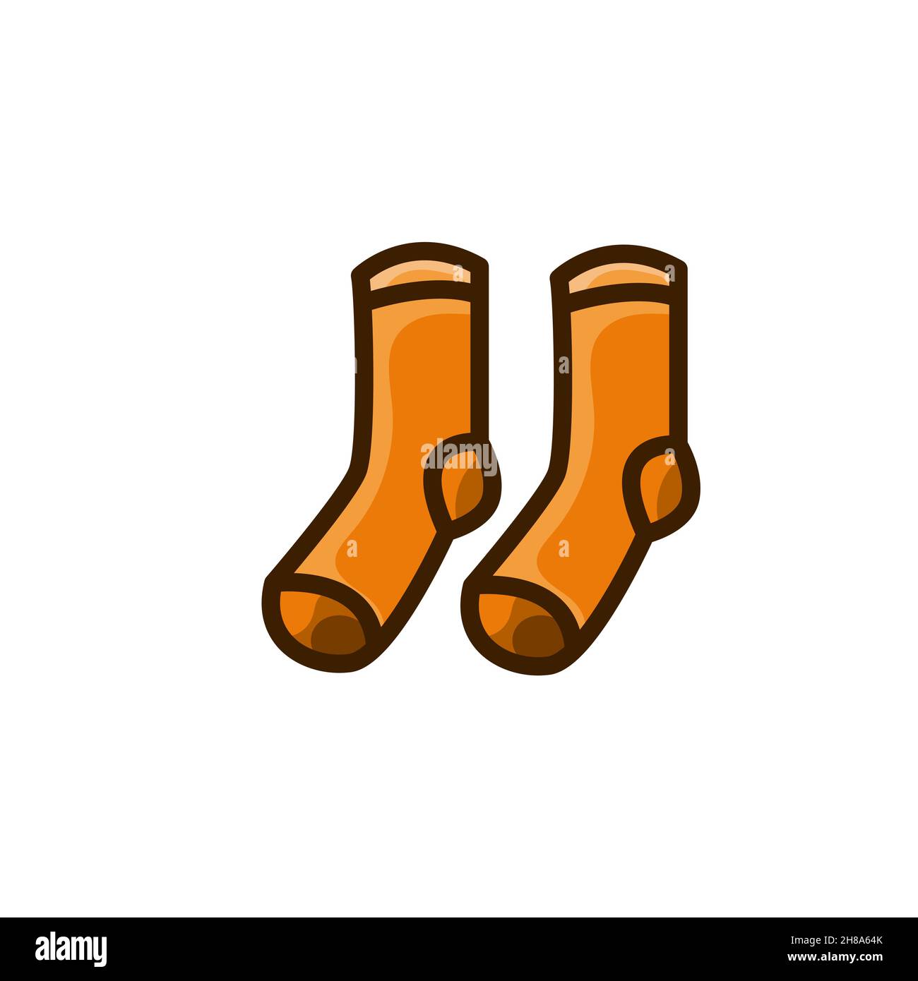 socks colorful icon vector illustration Stock Vector