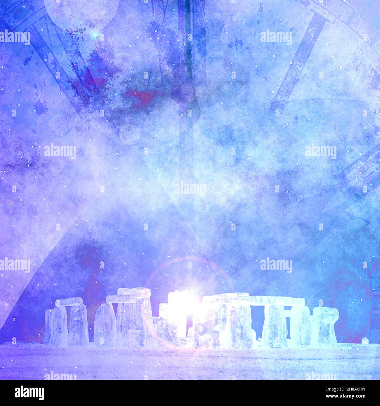 Stonehenge illustration pagan hi-res stock photography and images - Alamy