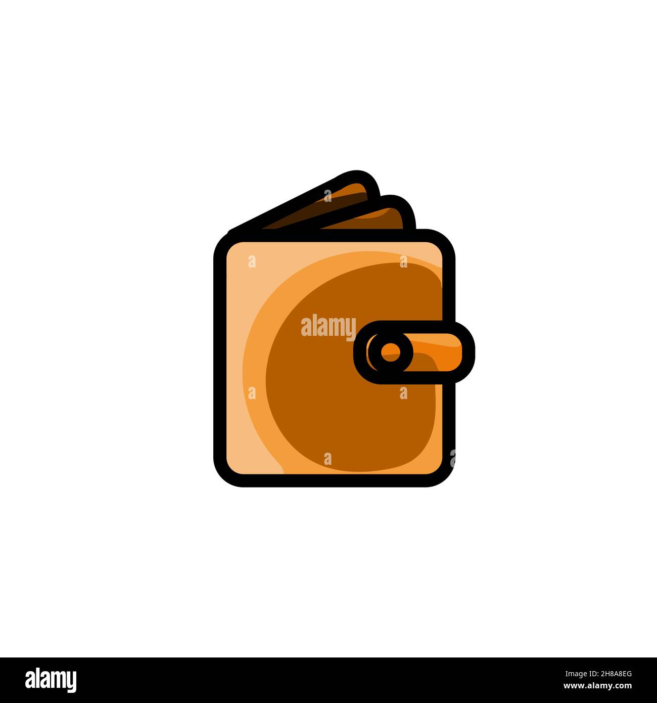 pocket, wallet colorful icon vector illustration Stock Vector