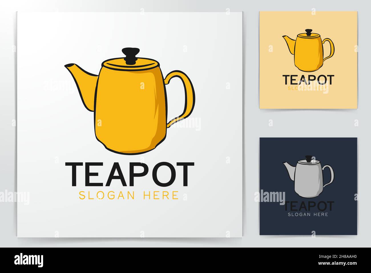 teapot logo design inspiration Stock Vector Image & Art Alamy