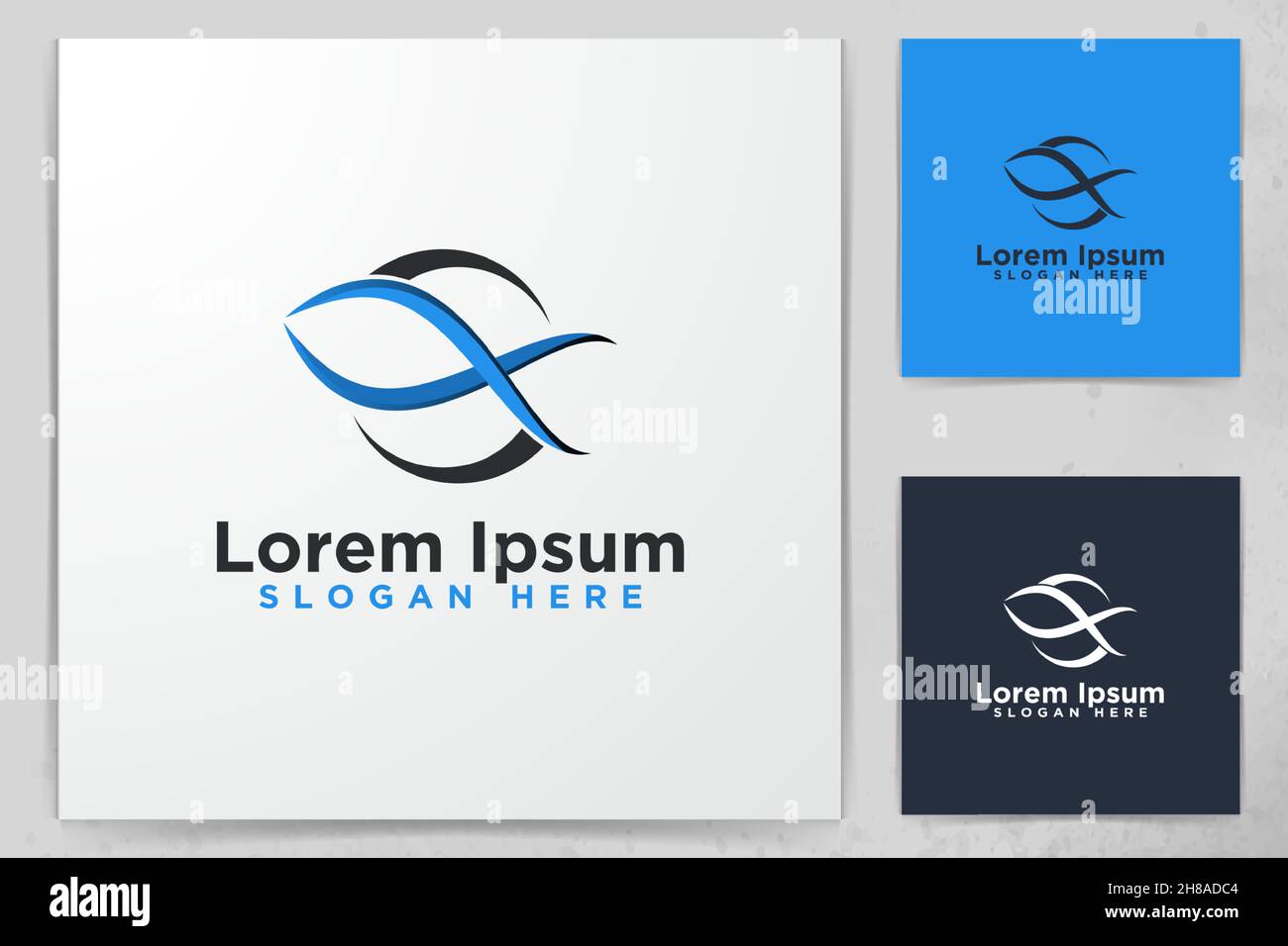 Abstract Fish, Logo Designs, Vector Illustration Stock Vector Image ...