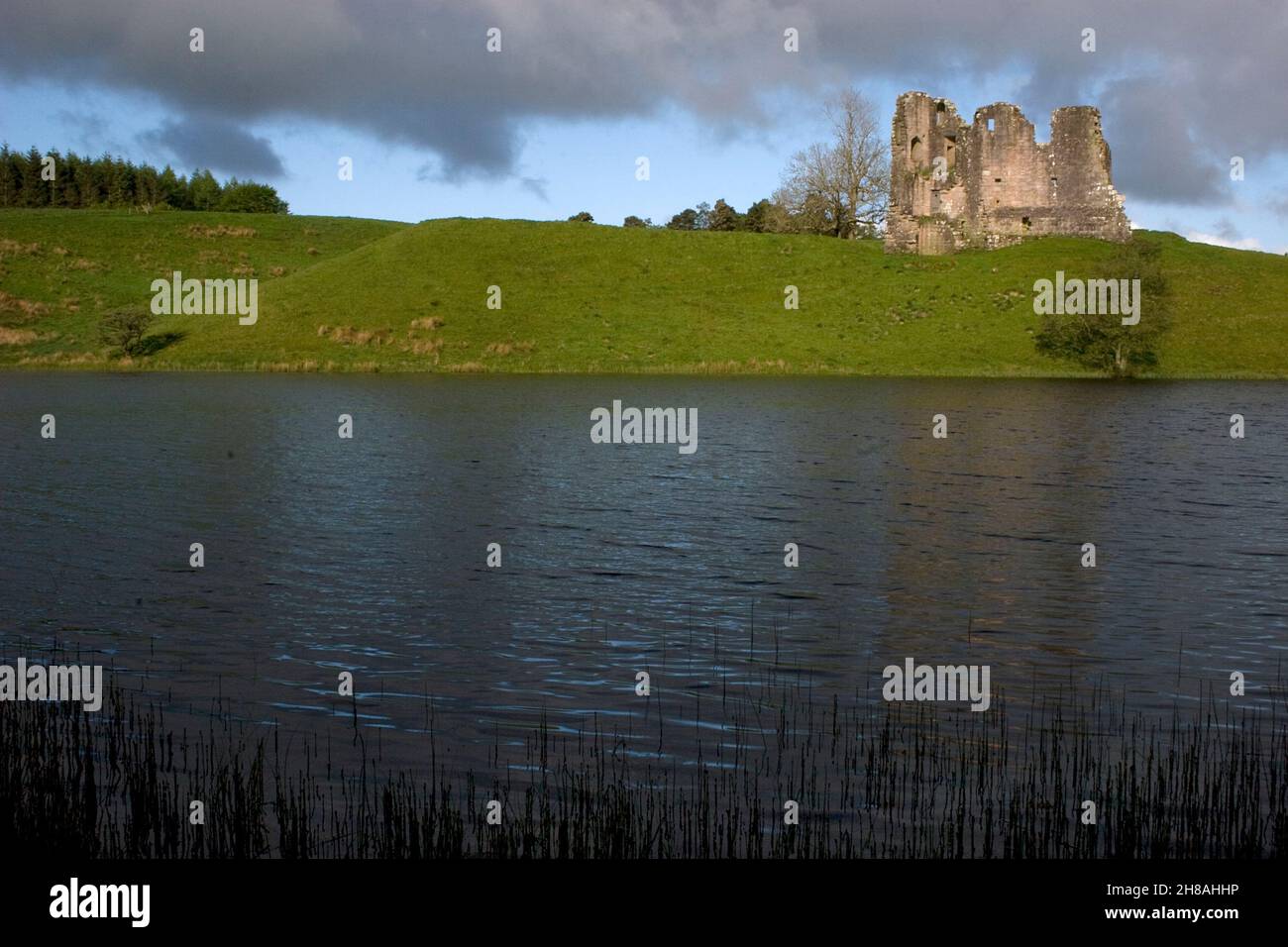 Morton Castle, Nithsdale, Dumfries & Galloway, Scotland Stock Photo