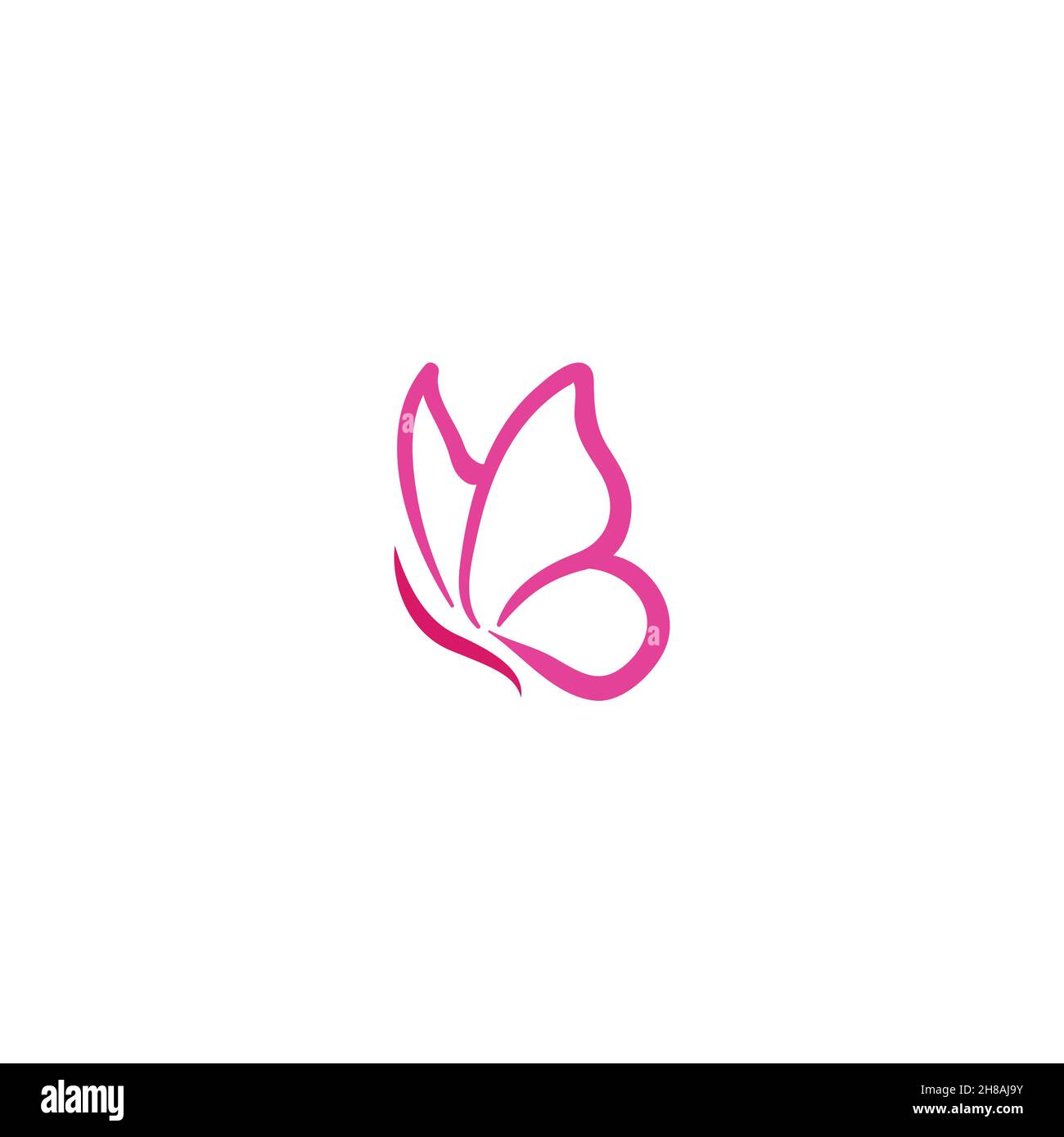 Abstract Luxurious Colorful Gradient Butterfly Logo Ideas Inspiration Logo Design Template 5585