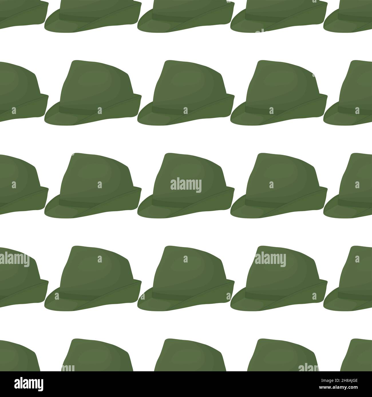 Illustration on theme colored pattern hats fedora, beautiful caps in ...