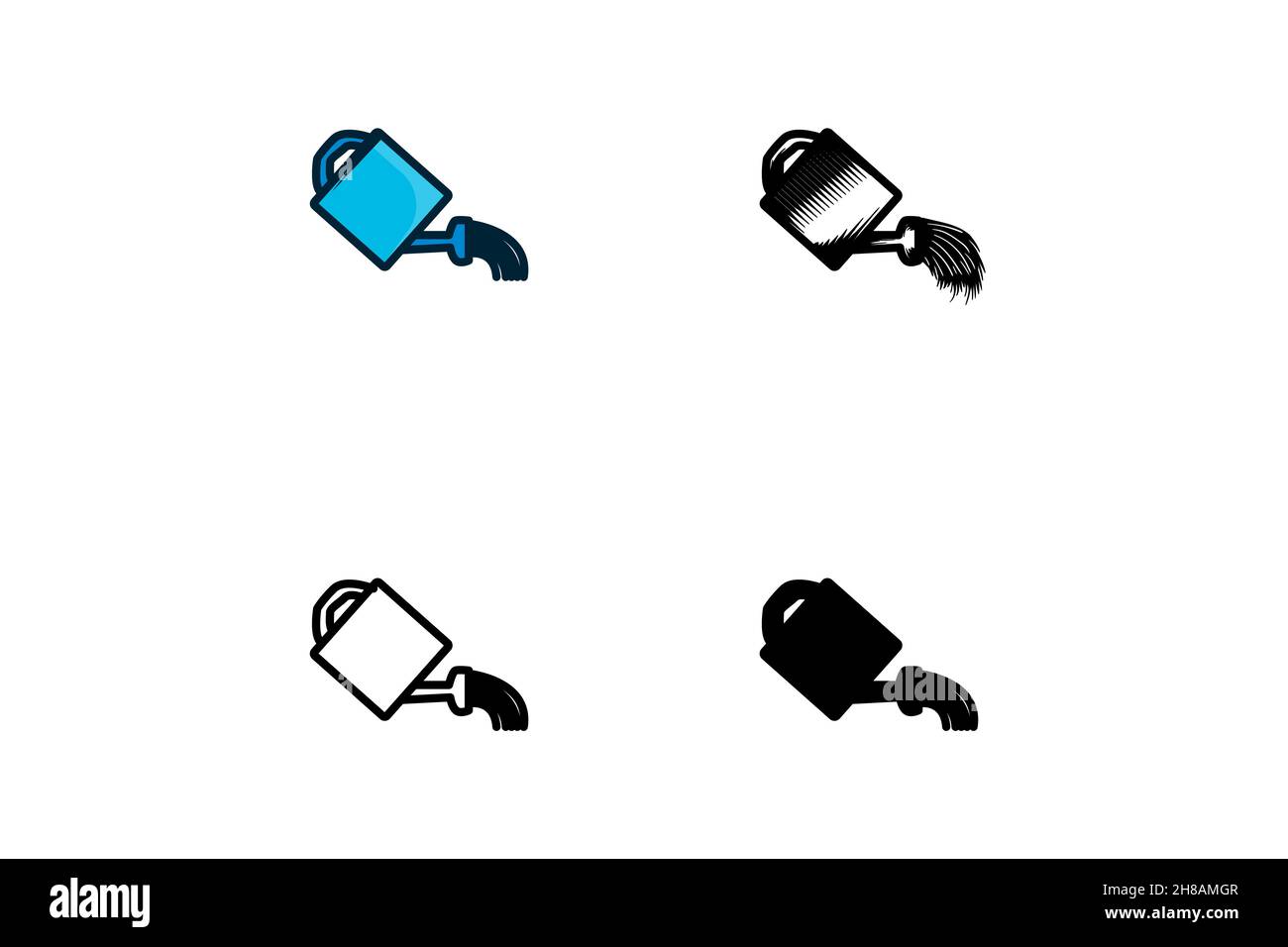 watering can  icon, vector illustration isolated on white background Stock Vector