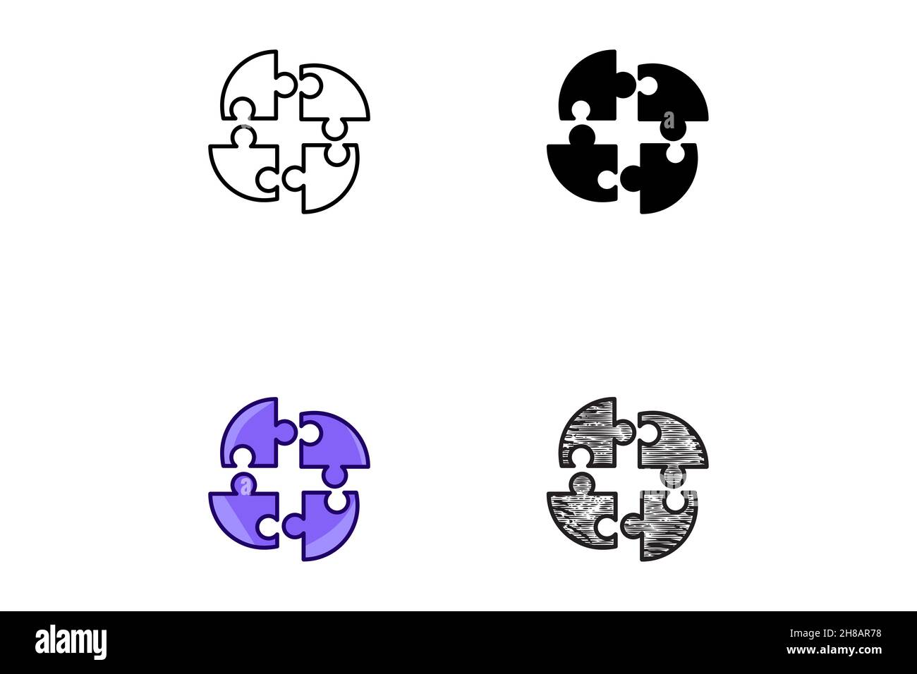 set people community icon, vector illustration Stock Vector