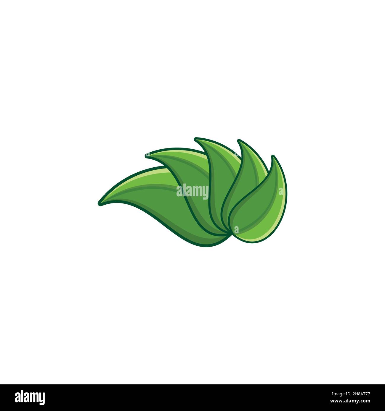 green leaf nature logo Ideas. Inspiration logo design. Template Vector ...