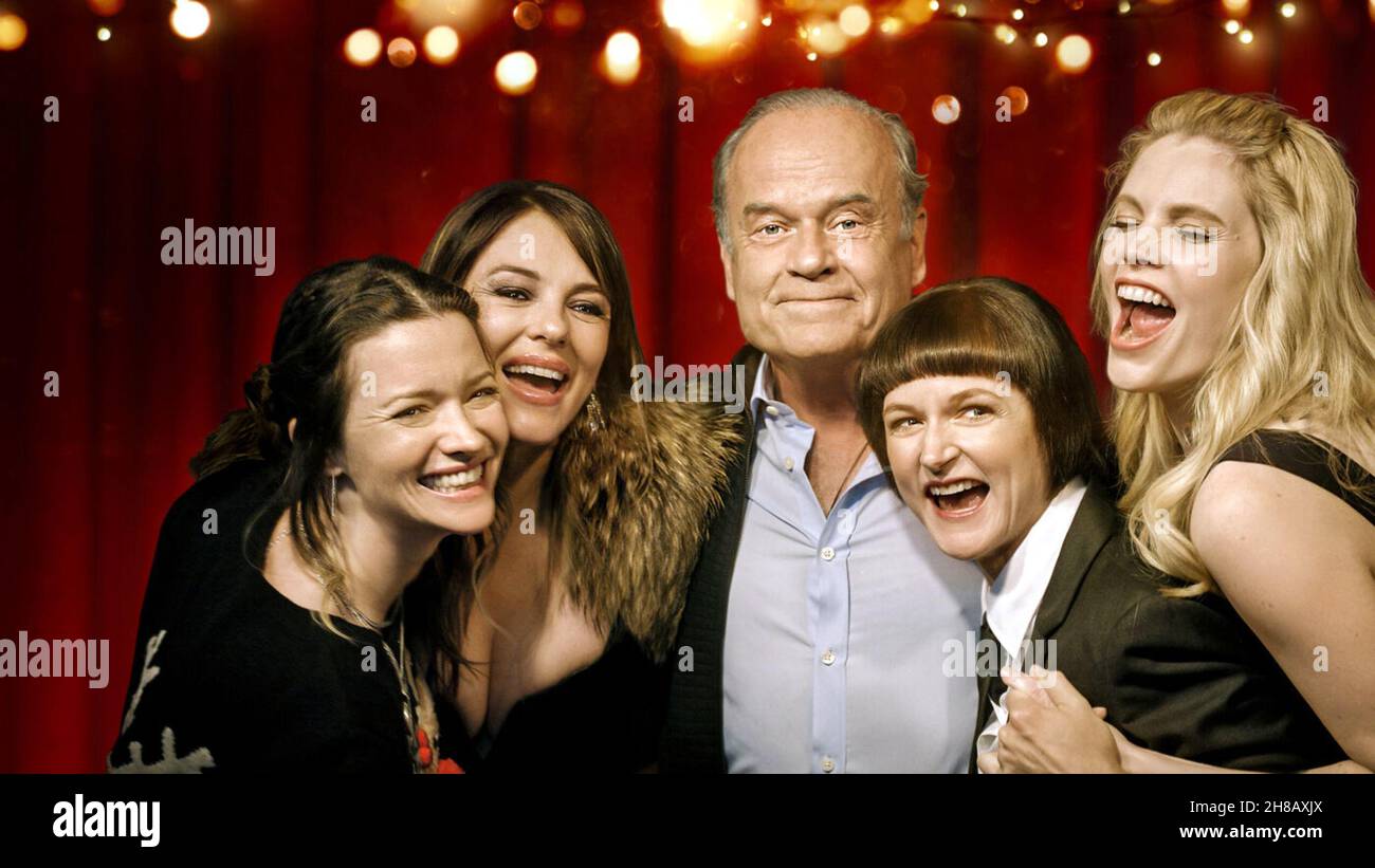 Father Christmas Is Back is a 2021 British Christmas comedy film directed by Philippe Martinez and Mick Davis and starring Elizabeth Hurley, Nathalie Cox, John Cleese and Kelsey Grammer    This photograph is for editorial use only and is the copyright of the film company and/or the photographer assigned by the film or production company and can only be reproduced by publications in conjunction with the promotion of the above Film. A Mandatory Credit to the film company is required. The Photographer should also be credited when known. Stock Photo