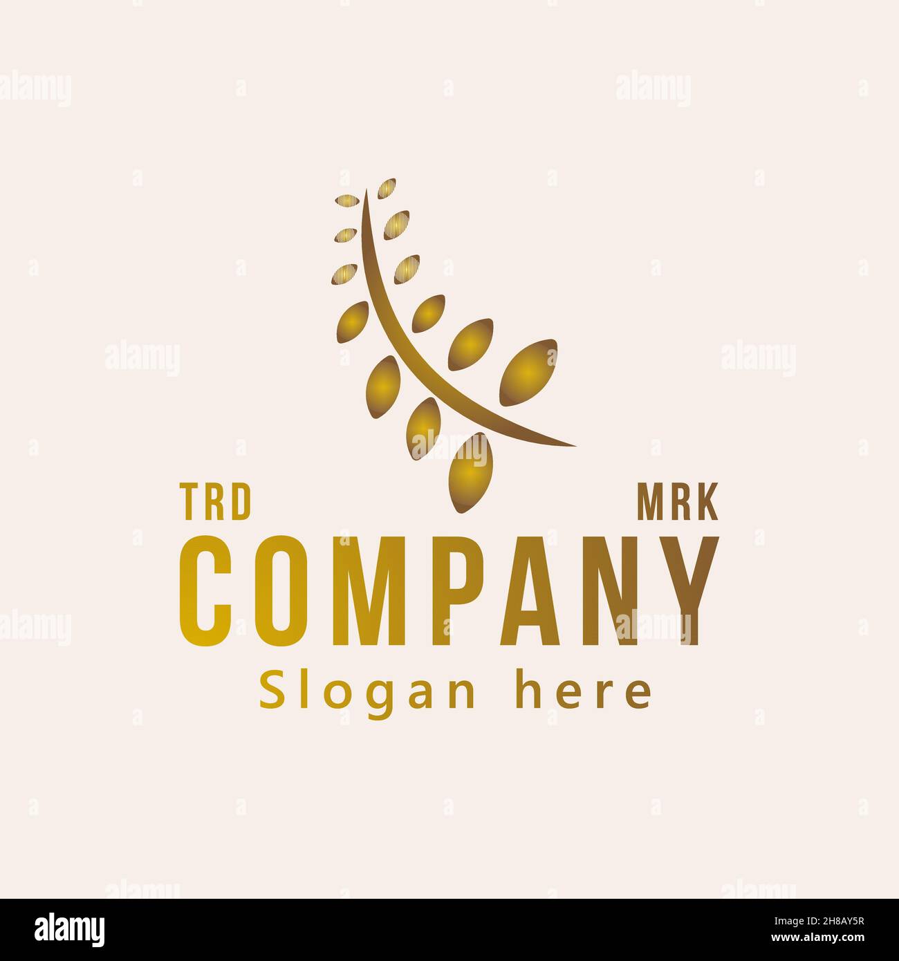 Wheat rice agriculture logo vector template, vector illustration Stock ...
