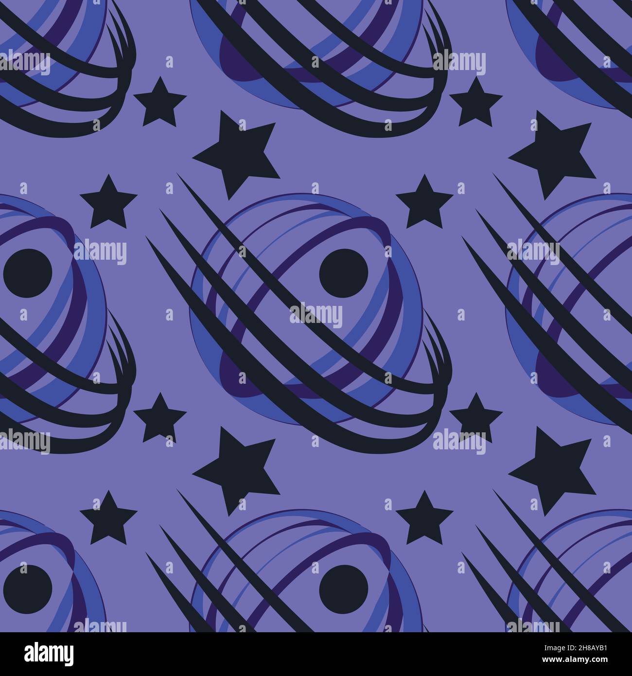 Seamless pattern, infinite texture - Illustration on a square ...