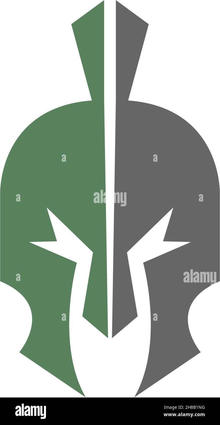 Gladiator,Spartan icon logo design vector template Stock Vector