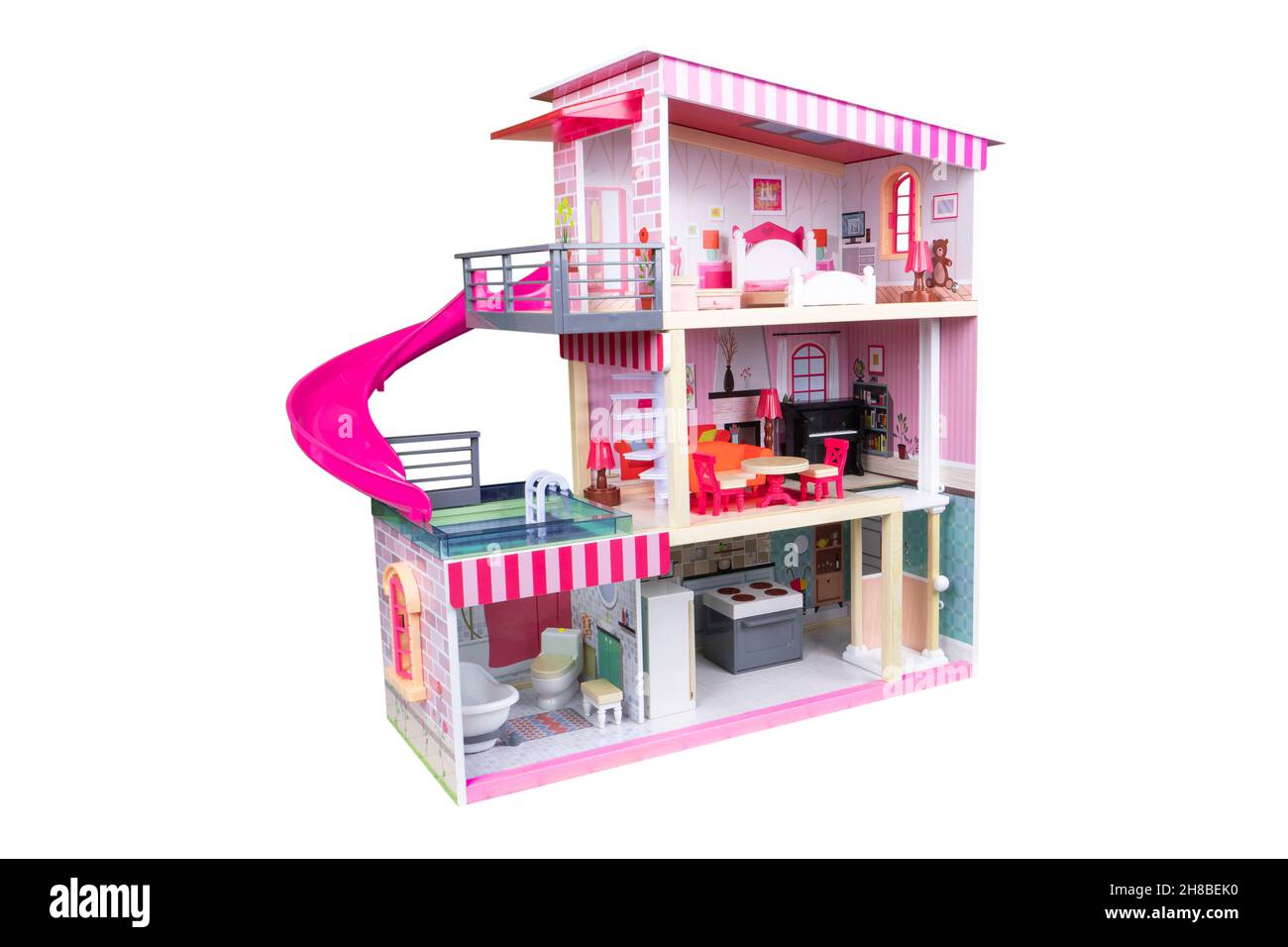 Pink doll house hi-res stock photography and images - Alamy