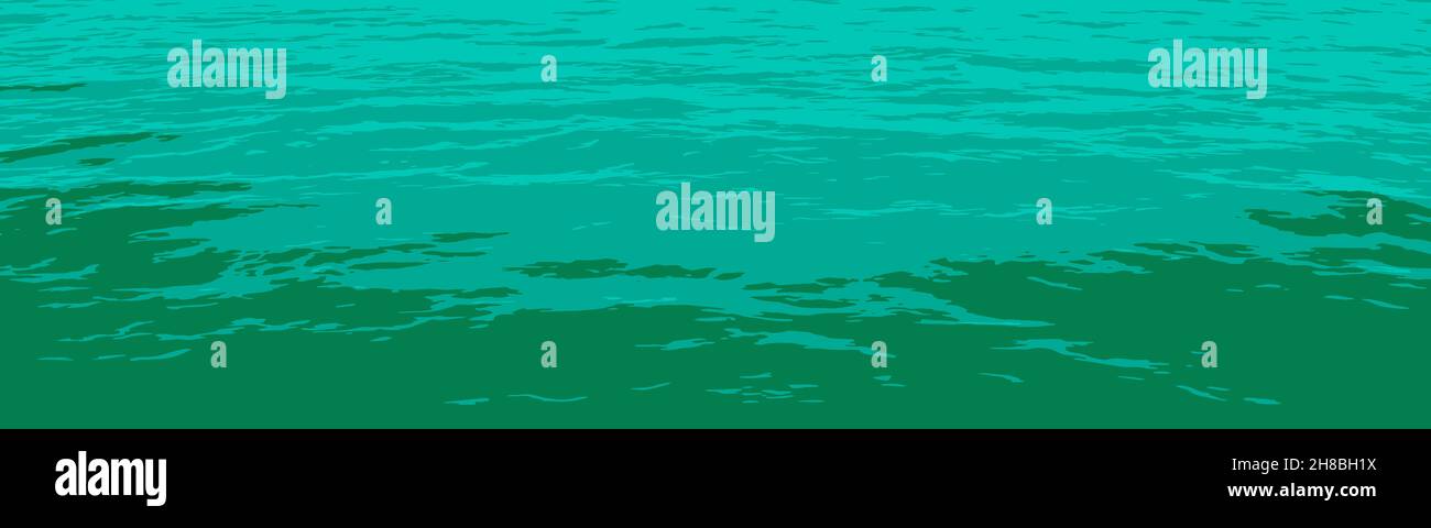 An abstract green ocean waves background Stock Photo - Alamy