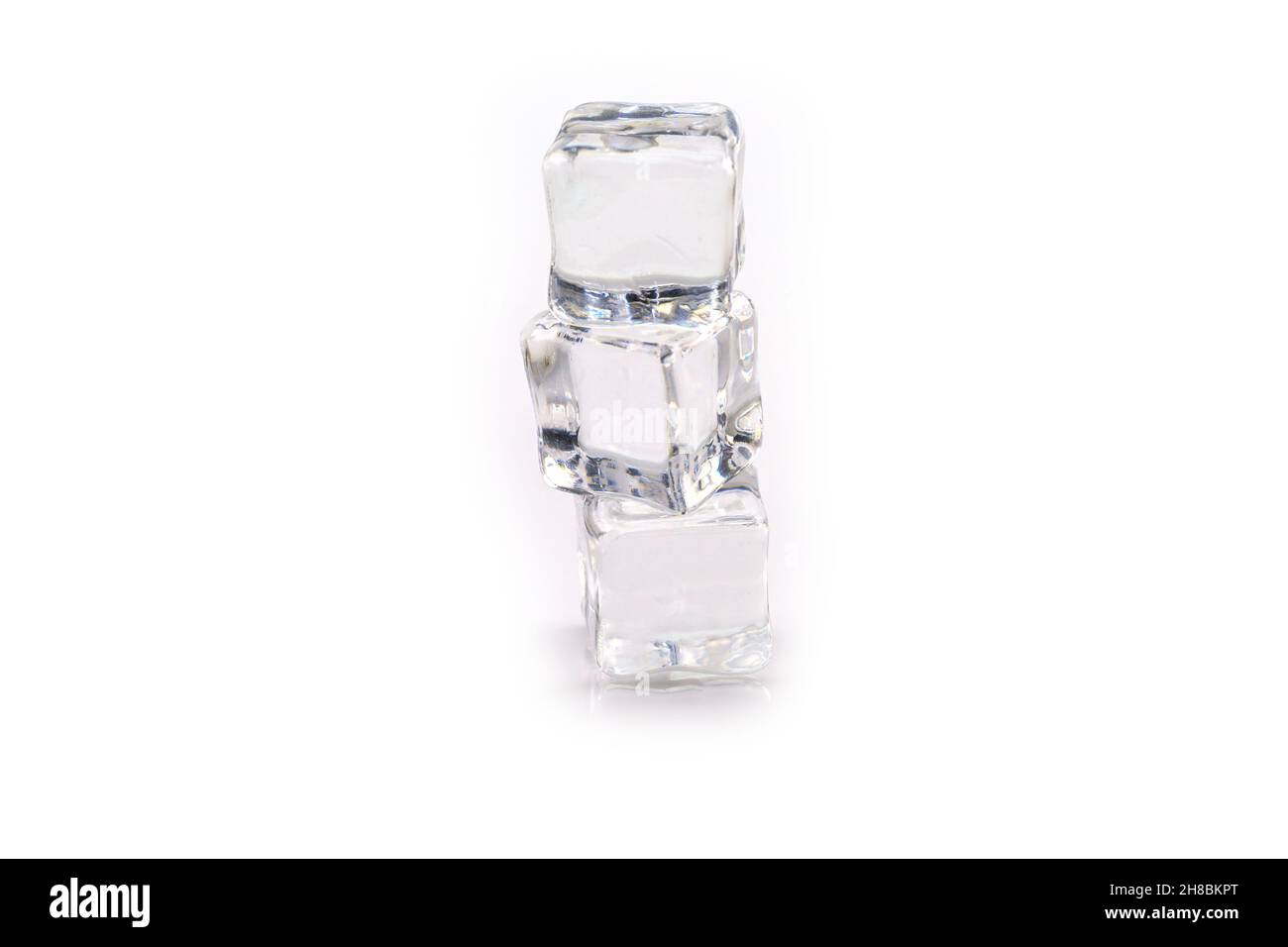 ice cube isolated on white background Stock Photo - Alamy