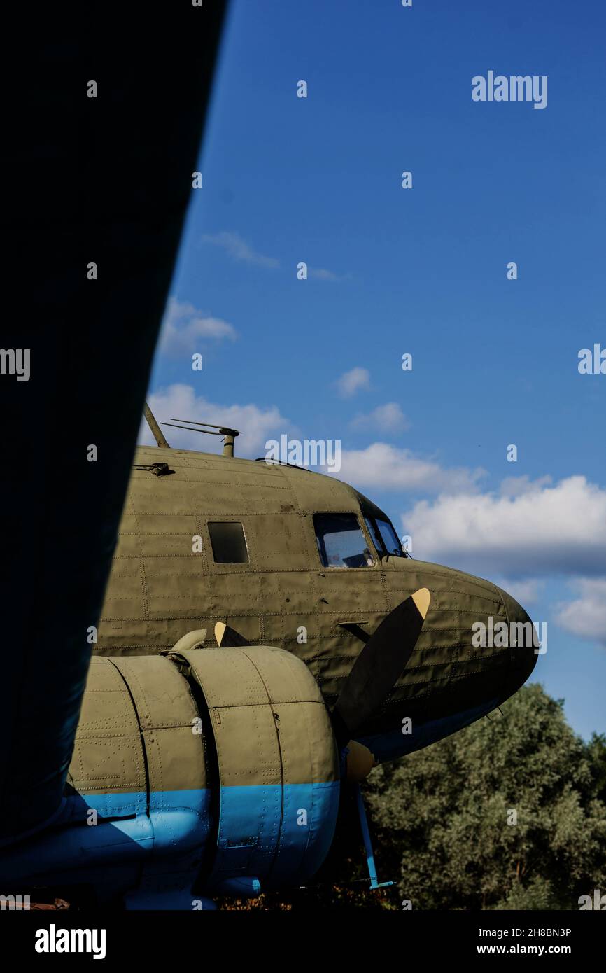 Vintage military aircraft hi-res stock photography and images - Alamy