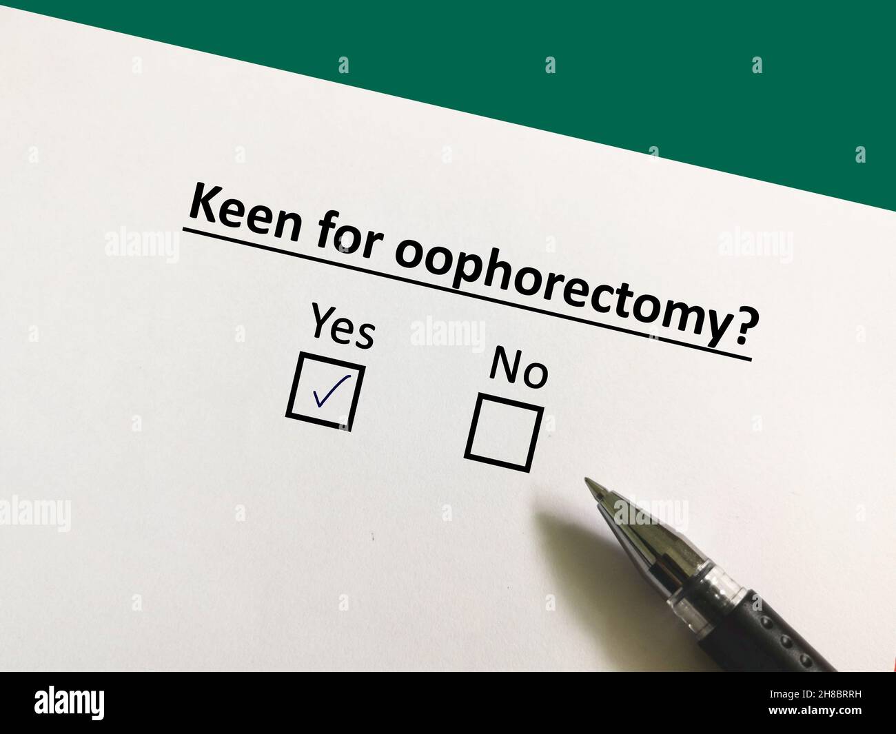 Oophorectomy Stock Vector Images - Alamy