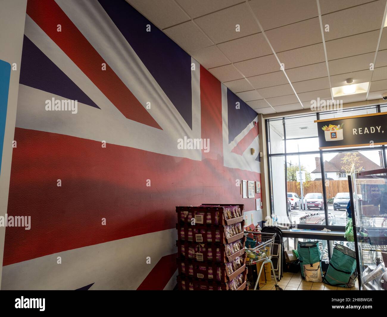 Aldi store inside hi-res stock photography and images - Alamy