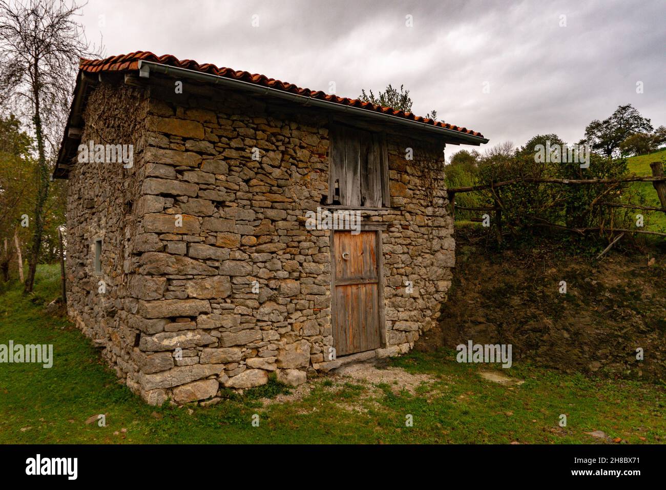 Stable and haystack - Both facilities are of great importance for ...