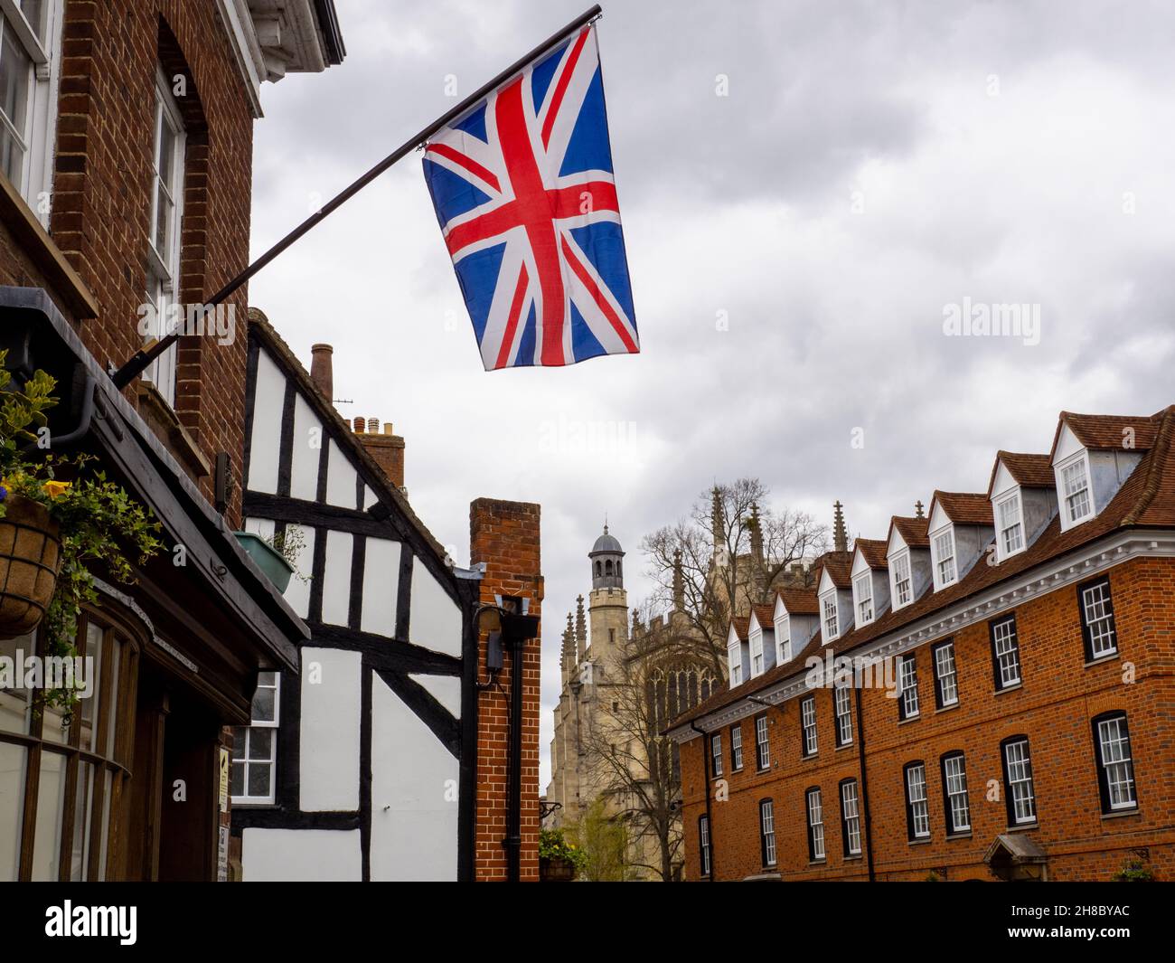 Windsor and Eton riverside high street Stock Photo Alamy